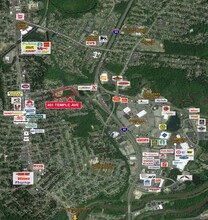 401 Temple Ave, Colonial Heights, VA - VUE AÉRIENNE  vue de carte