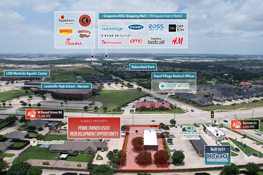 1257 W Round Grove Rd, Lewisville, TX à vendre - Photo de l’immeuble – Image 2 sur 4