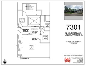 7301-7337 N Lincoln Ave, Lincolnwood, IL à louer Plan d’étage– Image 1 sur 1