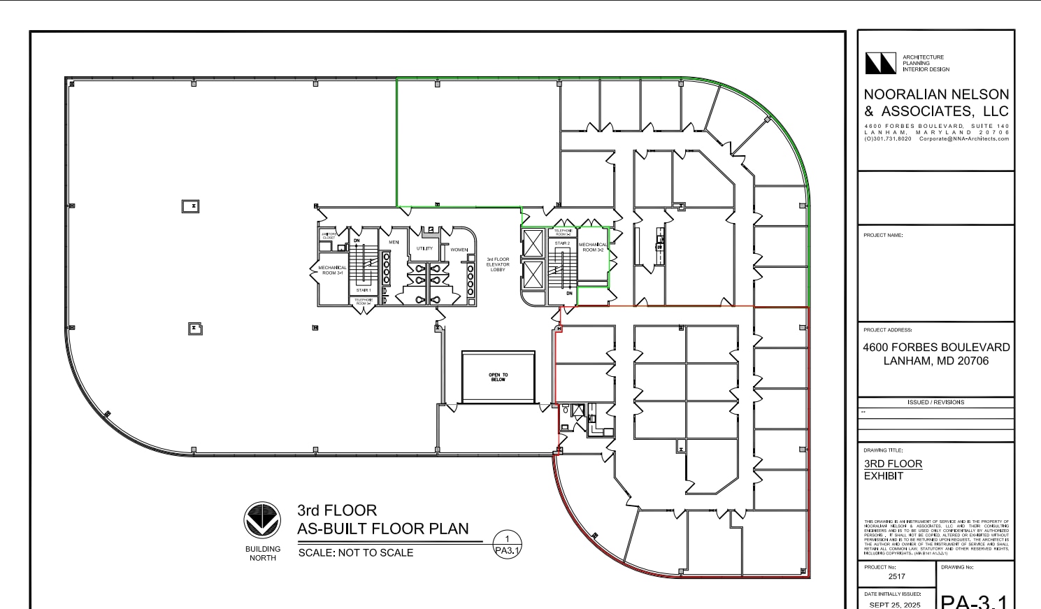 4600 Forbes Blvd, Lanham, MD à vendre Plan d’étage– Image 1 sur 1