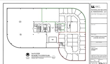 4600 Forbes Blvd, Lanham, MD à vendre Plan d’étage– Image 1 sur 1