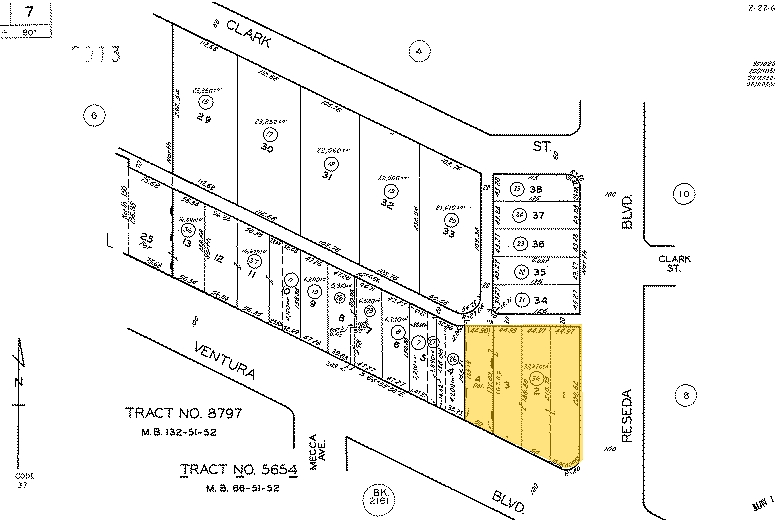 18501-18517 Ventura Blvd, Tarzana, CA à louer - Plan cadastral – Image 3 sur 3