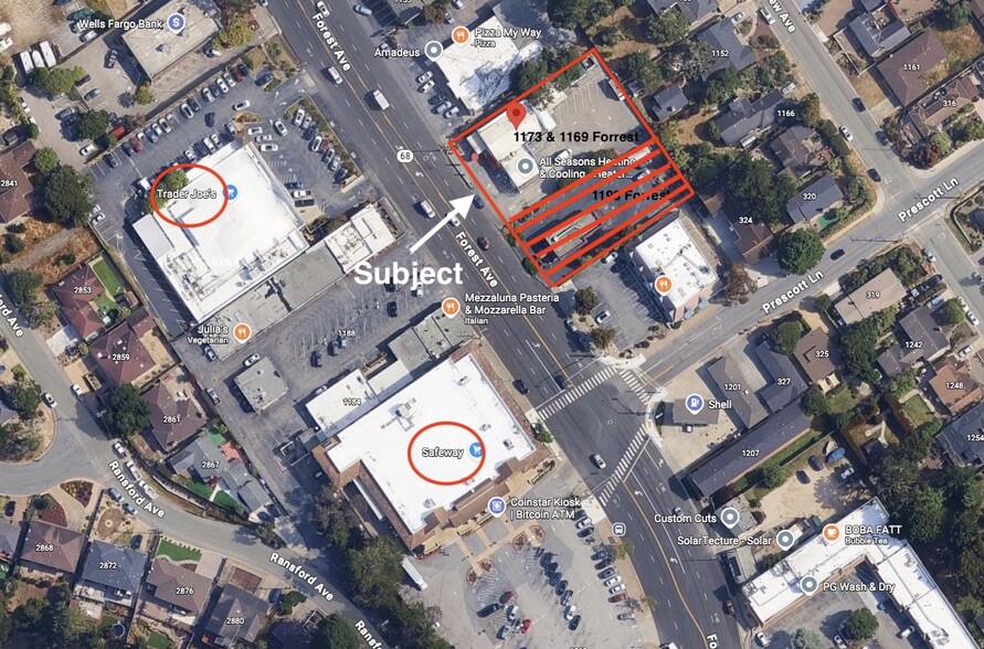 1169 Forest Ave, Pacific Grove, CA à louer - Aérien – Image 2 sur 2