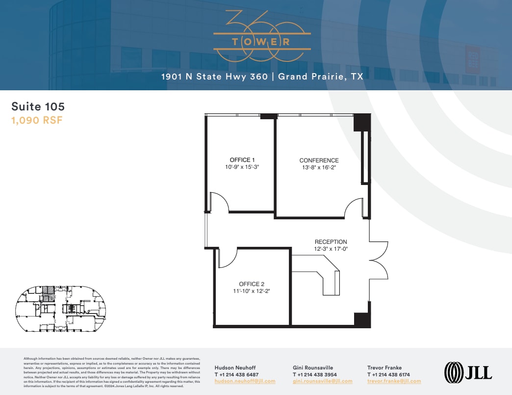 1901 N State Highway 360, Grand Prairie, TX à louer Plan d’étage– Image 1 sur 1