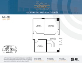1901 N State Highway 360, Grand Prairie, TX à louer Plan d’étage– Image 1 sur 1