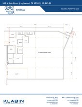 301-305 N Oak St, Inglewood, CA à louer Plan d’étage– Image 2 sur 2
