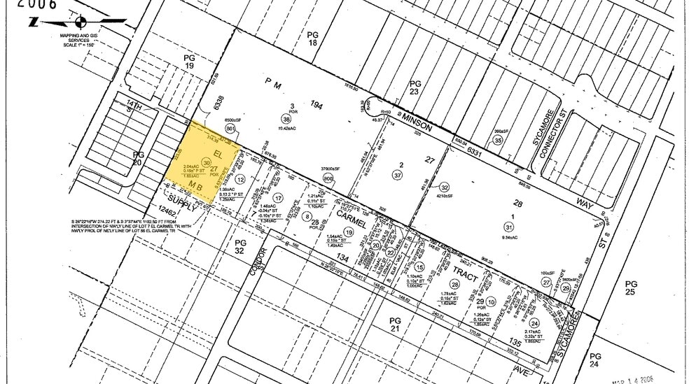 2710-2728 Supply Ave, Commerce, CA à louer - Plan cadastral – Image 2 sur 2