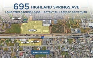 Plus de détails pour 695 Highland Springs Ave, Beaumont, CA - Terrain à louer