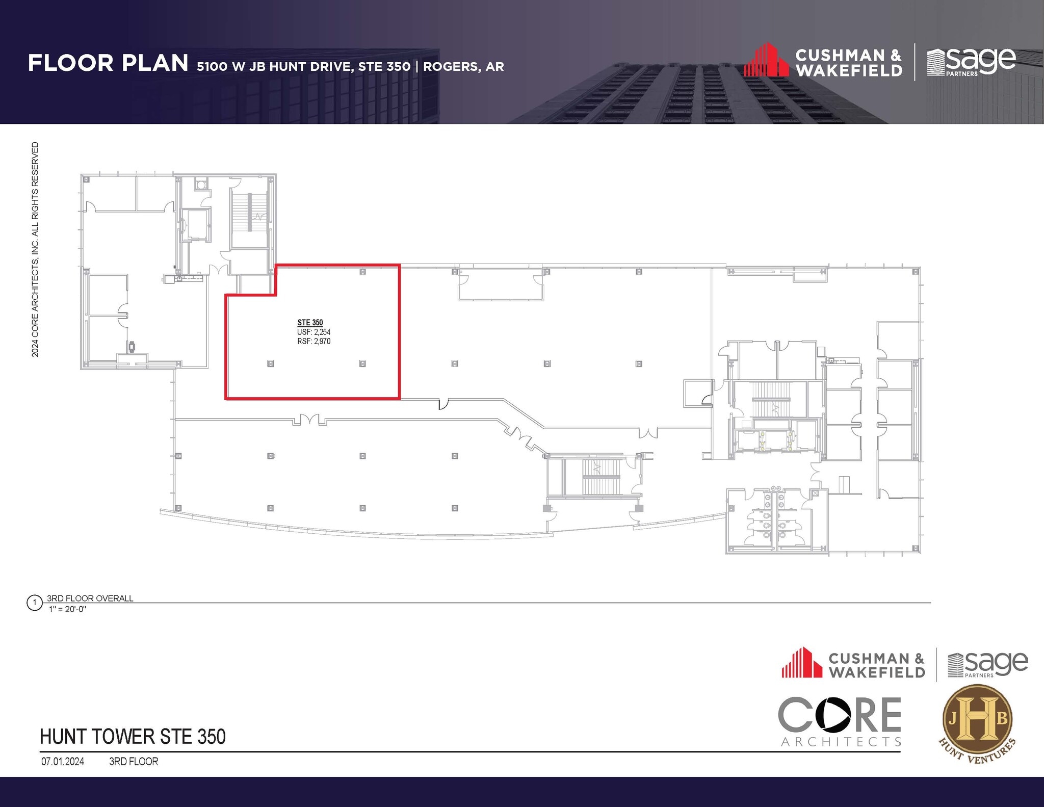 5100 W JB Hunt Dr, Rogers, AR à louer Plan d’étage– Image 1 sur 1