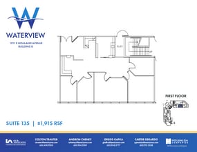 2111 E Highland Ave, Phoenix, AZ à louer Plan d’étage– Image 1 sur 1