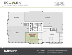 1641 Worthington Rd, West Palm Beach, FL à louer Plan d’étage– Image 2 sur 2