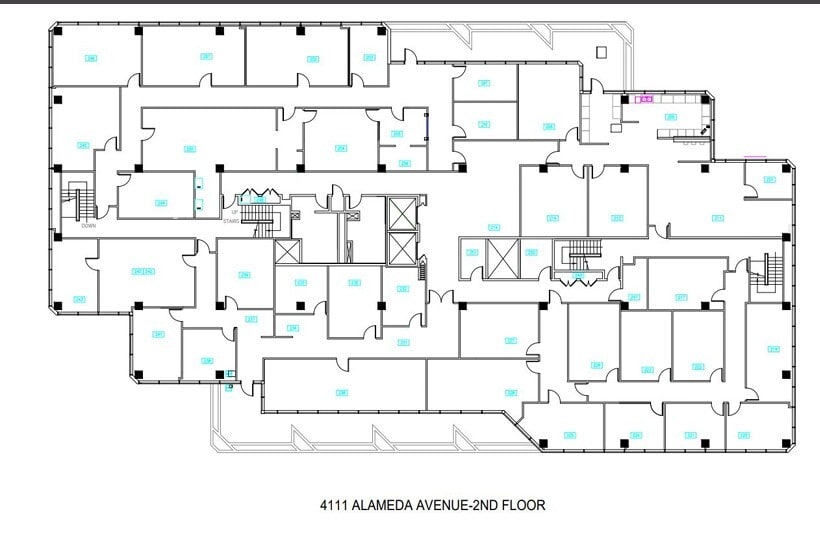 4111 W Alameda Ave, Burbank, CA à louer Plan d’étage– Image 1 sur 1
