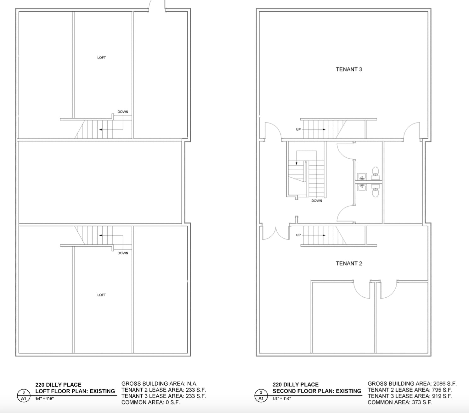 220-228 E Blvd, Charlotte, NC 28203 Blvd, Charlotte, NC à louer Plan d’étage– Image 1 sur 12