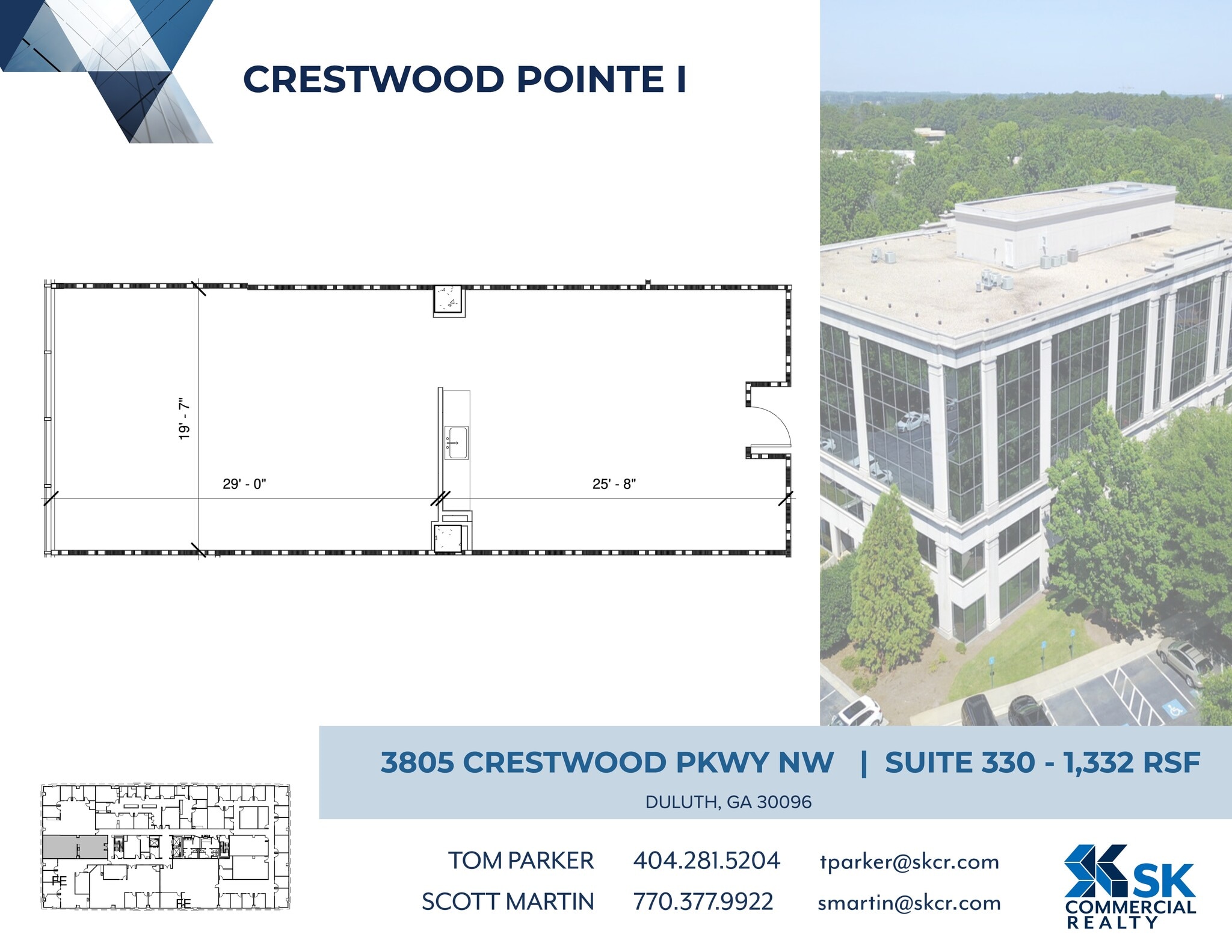 3805 Crestwood Pky NW, Duluth, GA à louer Plan de site– Image 1 sur 1