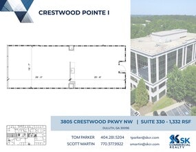 3805 Crestwood Pky NW, Duluth, GA à louer Plan de site– Image 1 sur 1
