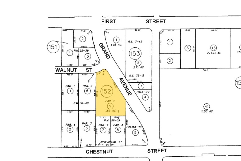 200-220 S Grand Ave, Santa Ana, CA à louer - Plan cadastral – Image 2 sur 6