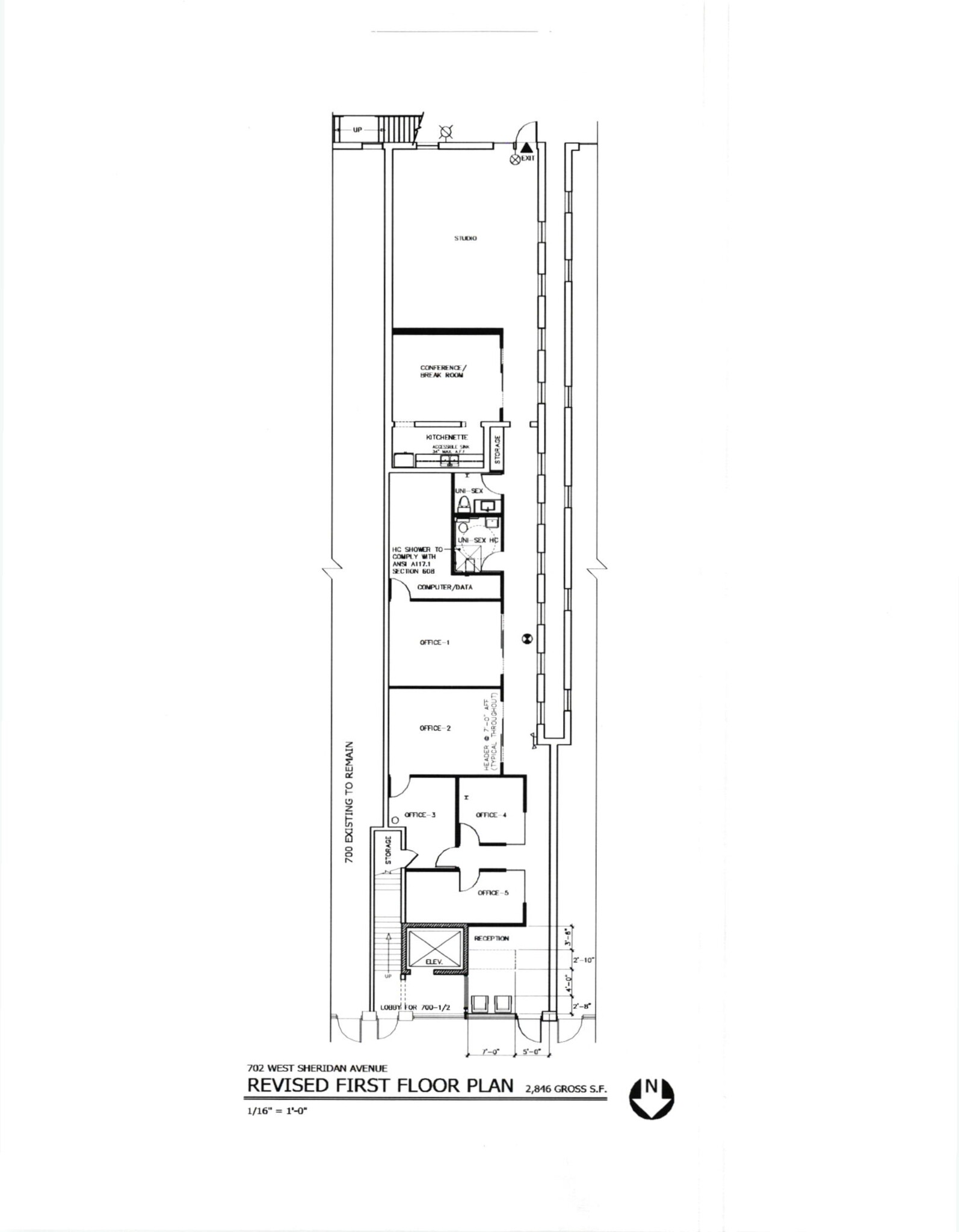 702 W Sheridan Ave, Oklahoma City, OK à louer Plan de site– Image 1 sur 1