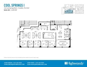 720 Cool Springs Blvd, Franklin, TN à louer Plan d’étage– Image 1 sur 1