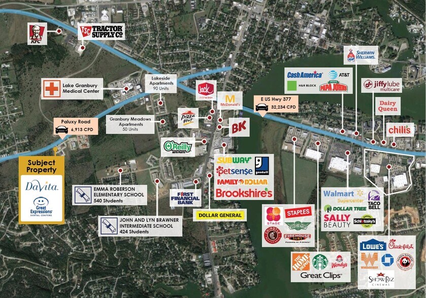 1200 Paluxy Medical Cir, Granbury, TX à louer - Aérien – Image 2 sur 22