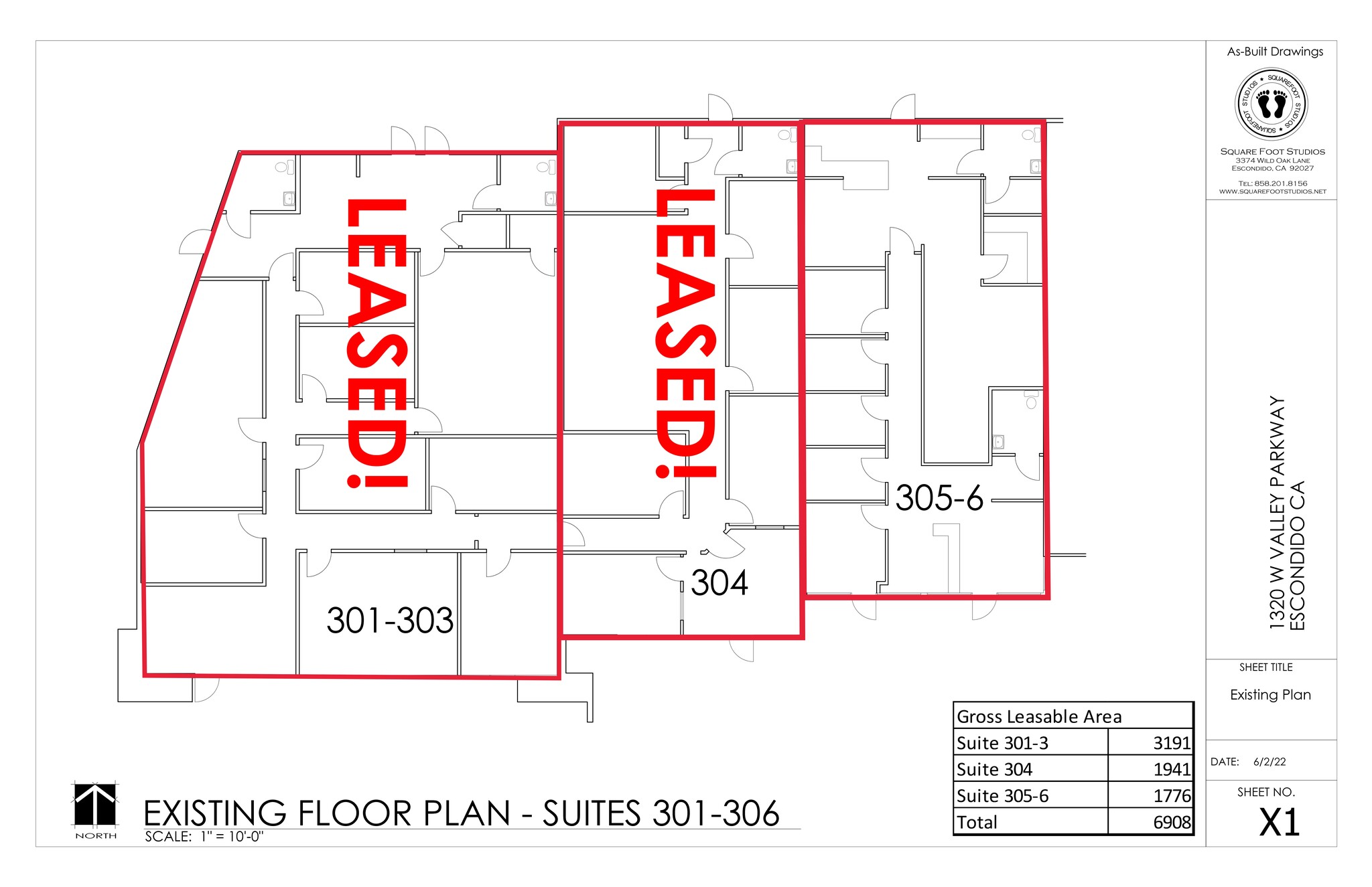 1320-1340 W Valley Pky, Escondido, CA à louer Plan de site– Image 1 sur 1