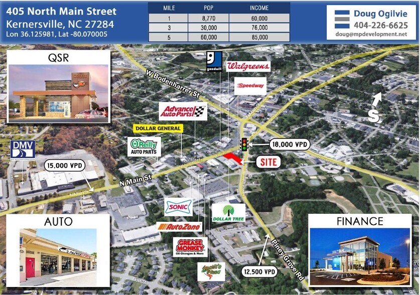 405 N Main St, Kernersville, NC à vendre - Photo de l’immeuble – Image 2 sur 7