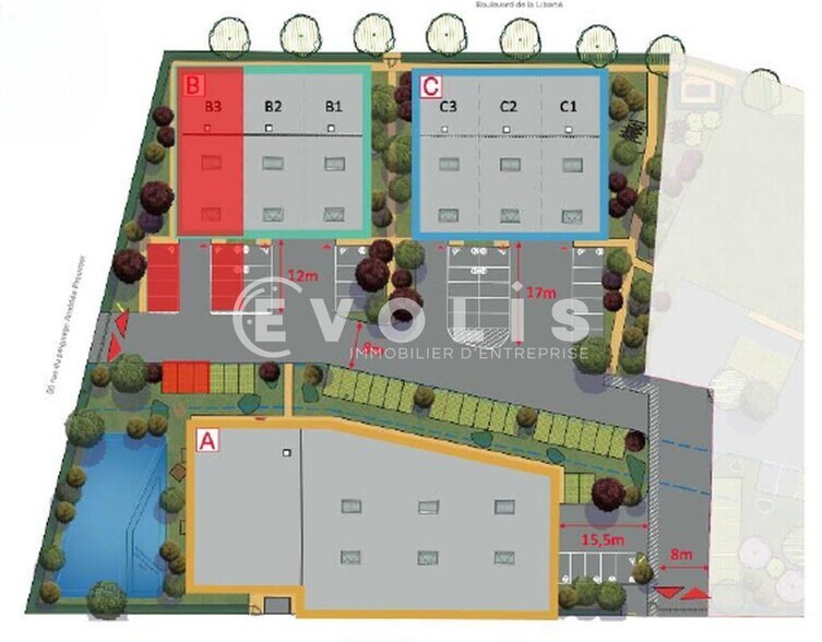 Local d'activités dans Wattrelos à vendre - Plan de site – Image 2 sur 2