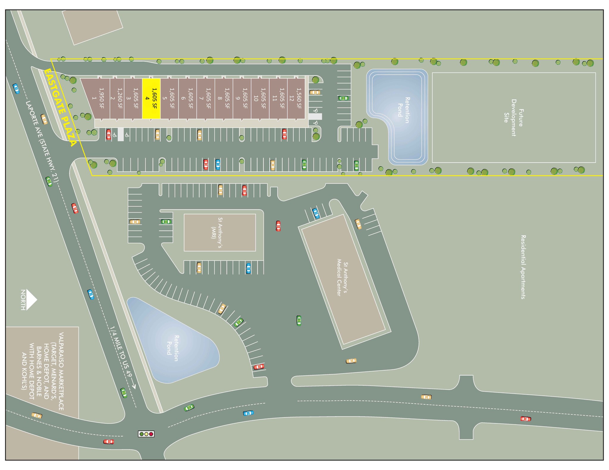 2307 LaPorte Ave, Valparaiso, IN à louer Plan de site– Image 1 sur 1