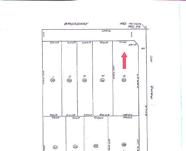 3549 E Broadway Rd, Phoenix, AZ à louer - Plan cadastral – Image 2 sur 9