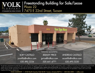 Plus de détails pour 7475 E 22nd St, Tucson, AZ - Local commercial à vendre