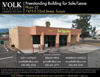 Plus de détails pour 7475 E 22nd St, Tucson, AZ - Local commercial à vendre