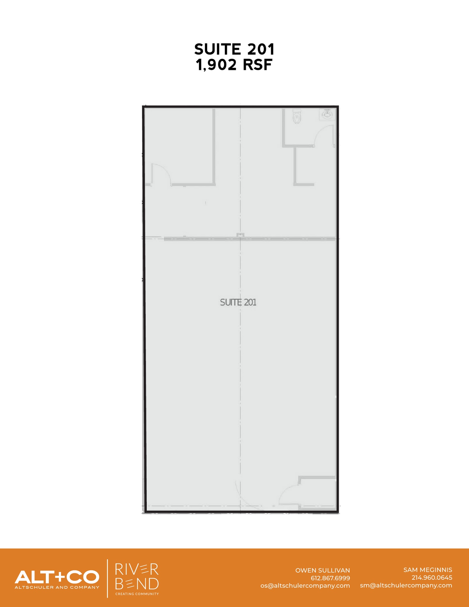 2025 Irving Blvd, Dallas, TX à louer Plan d’étage– Image 1 sur 1