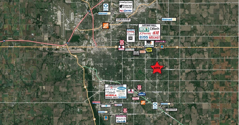 Van Dorn & S 84th St, Lincoln, NE à louer - Aérien – Image 3 sur 3