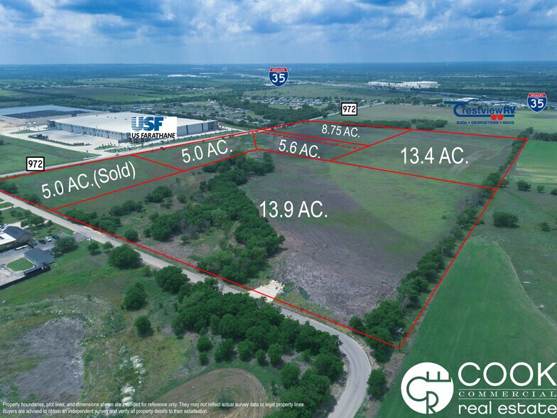 County Road 972, Georgetown, TX à vendre - Aérien – Image 1 sur 6