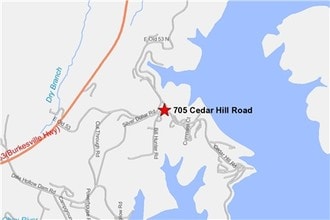 705 Cedar Hill Rd, Celina, TN - Vue aérienne  vue de carte