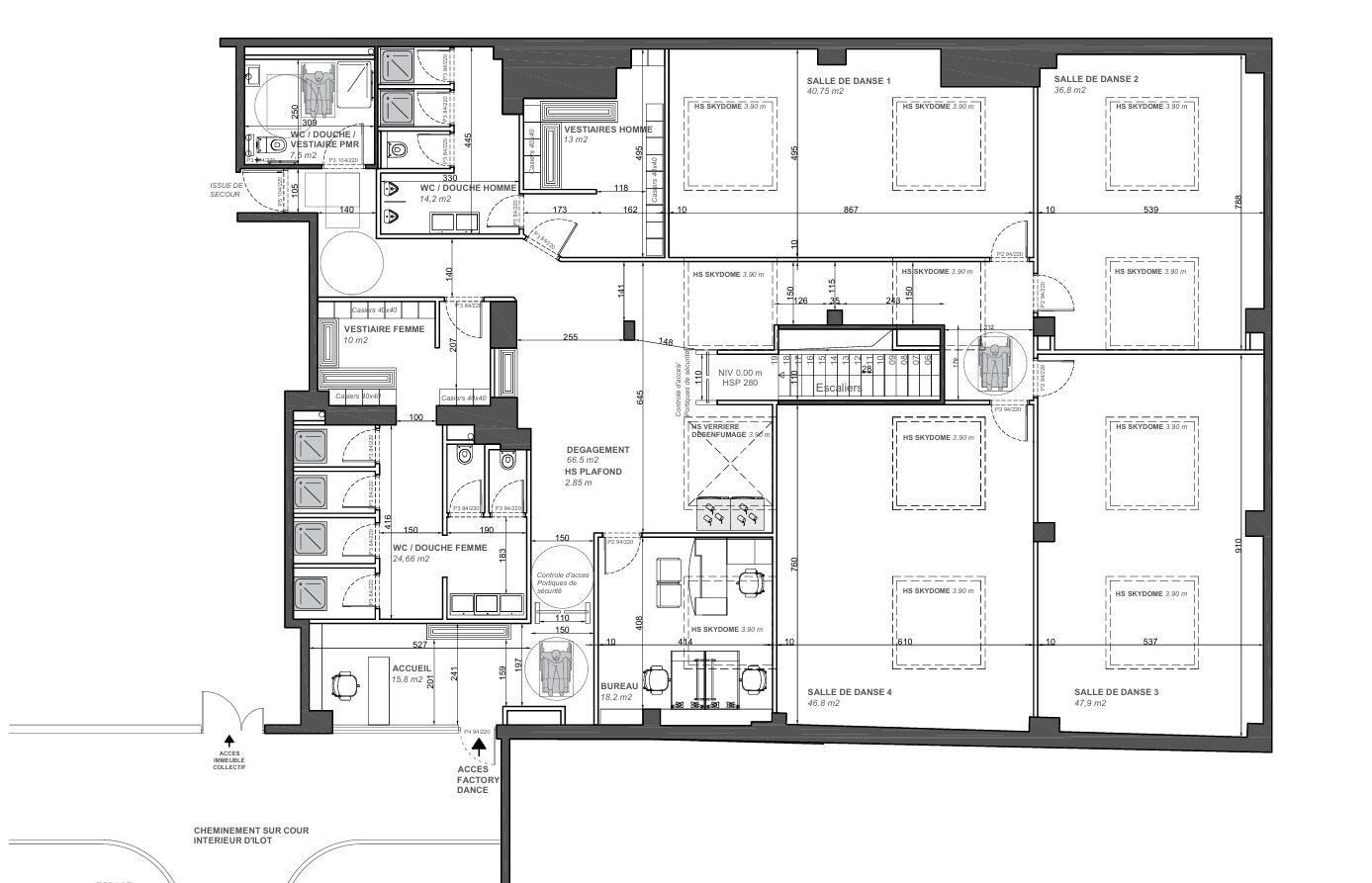 71-73 Rue De Saussure, Paris à louer Plan d’étage– Image 1 sur 1