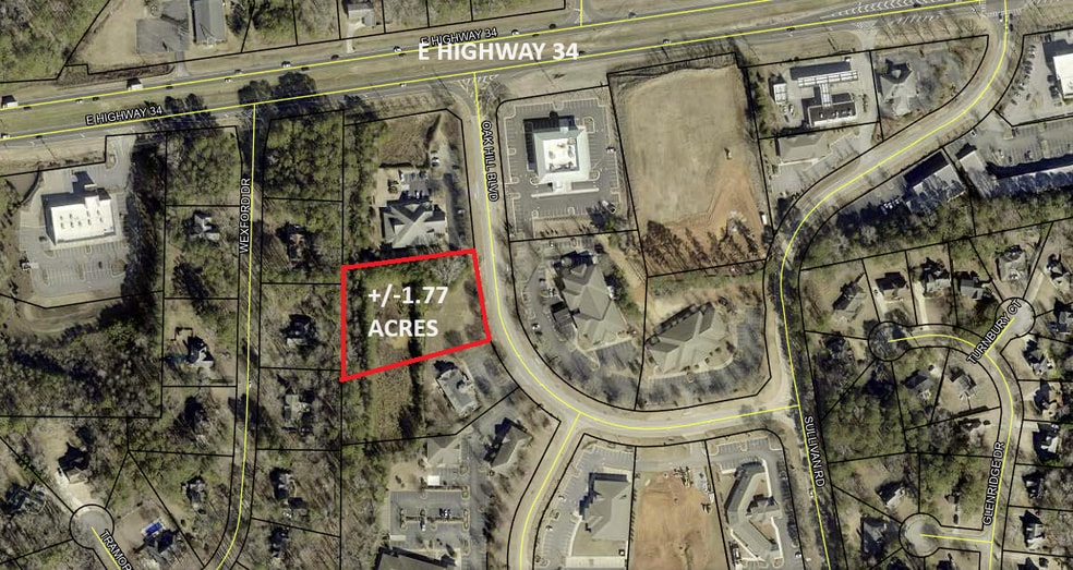 OAK HILL BOULEVARD, Newnan, GA à vendre - Aérien – Image 1 sur 2