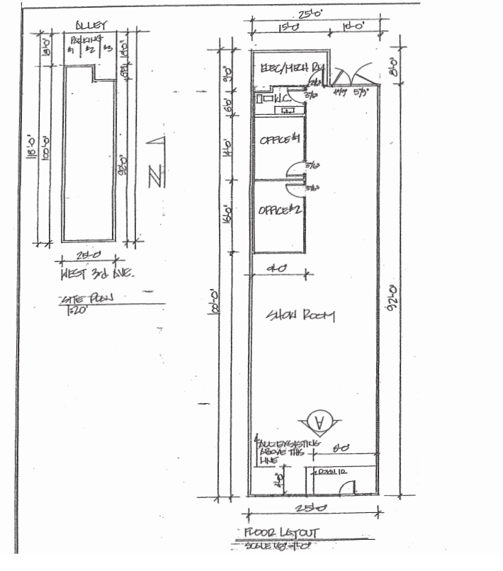 1767 W 3rd Ave, Vancouver, BC à louer Plan d’étage– Image 1 sur 1