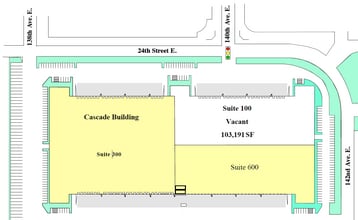 14000 24th St E, Sumner, WA à louer Plan de site– Image 2 sur 4