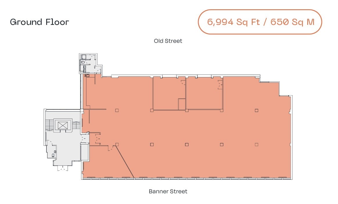 28-42 Banner St, Londres à louer Plan d’étage– Image 1 sur 7