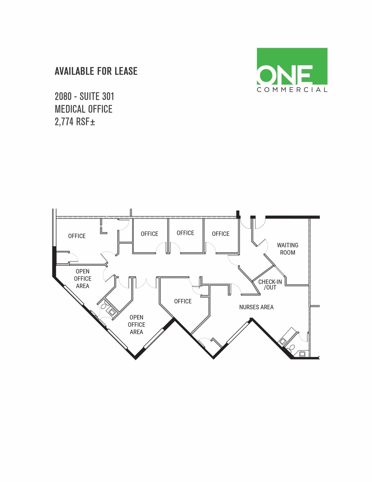 2080 E Flamingo Rd, Las Vegas, NV à louer Plan d’étage– Image 1 sur 11