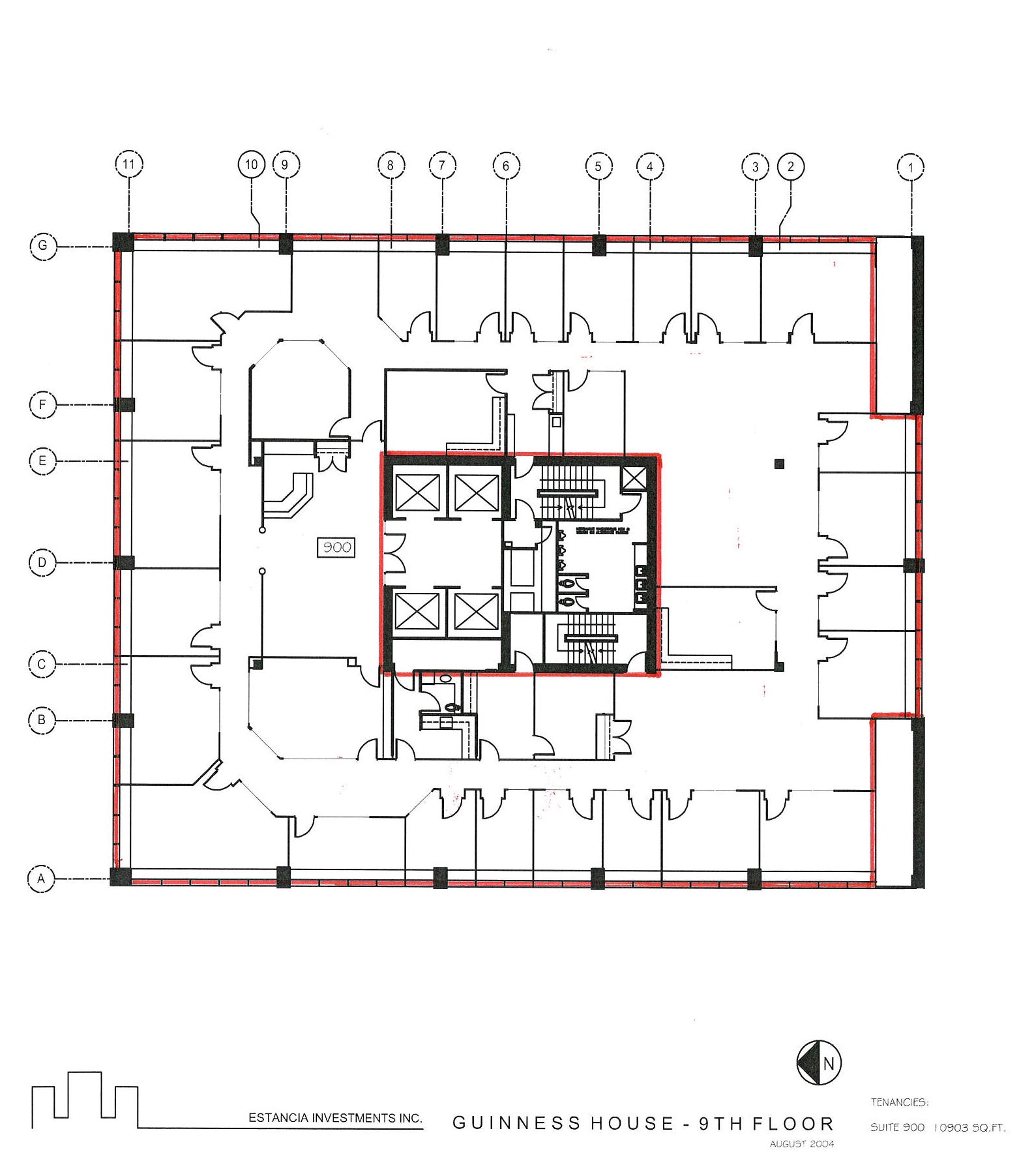 727 7th Ave SW, Calgary, AB à louer Plan d’étage– Image 1 sur 1