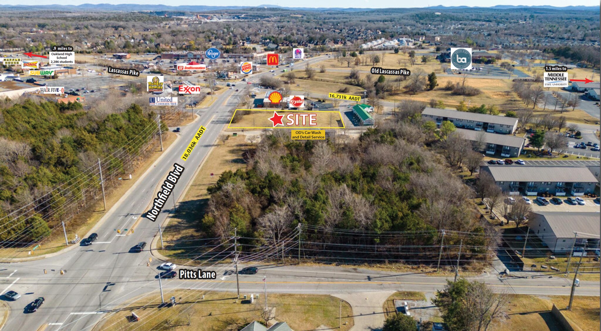 1822 E Northfield Blvd, Murfreesboro, TN à vendre Photo de l’immeuble– Image 1 sur 2
