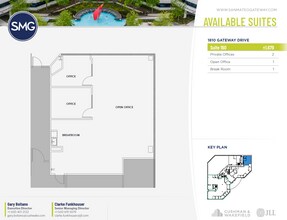 1800 Gateway Dr, San Mateo, CA à louer Plan d’étage– Image 1 sur 1