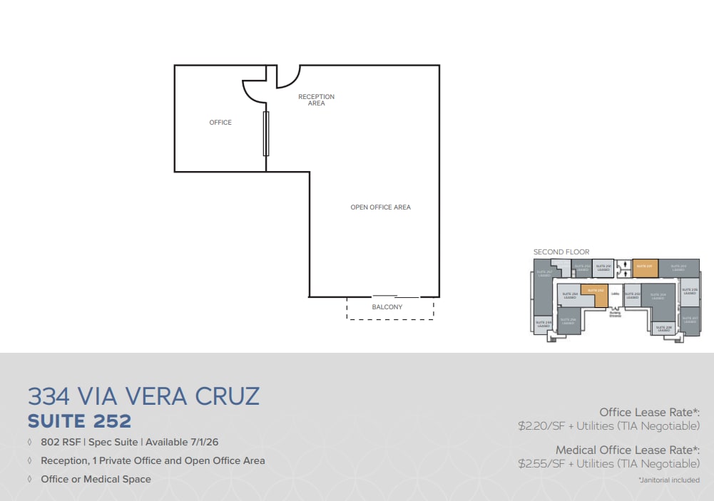 334 Via Vera Cruz, San Marcos, CA à louer Plan d’étage– Image 1 sur 1