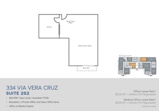 334 Via Vera Cruz, San Marcos, CA à louer Plan d’étage– Image 1 sur 1