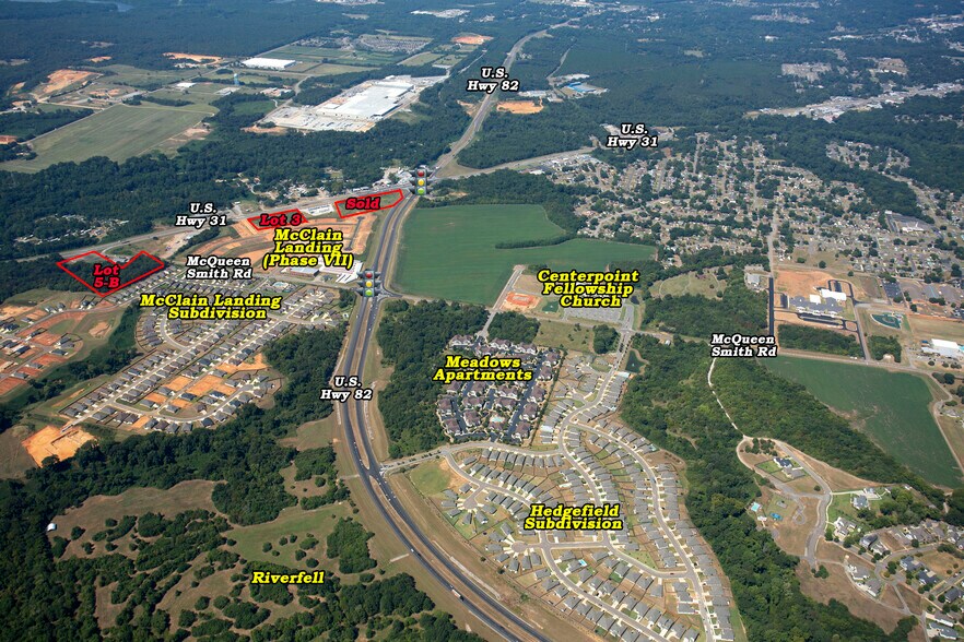 McQueen Smith & Hwy 31, Prattville, AL à vendre - Aérien – Image 3 sur 4