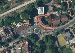 1-9 Howard Park Corner, Letchworth Garden City, HRT - Vue aérienne vue de carte