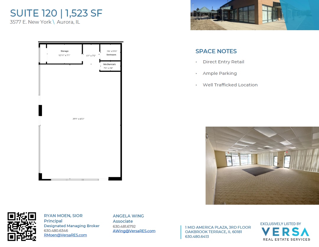 3577 E New York St, Aurora, IL à louer Plan d’étage– Image 1 sur 1