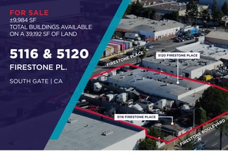 Plus de détails pour 5120 Firestone Pl, South Gate, CA - Industriel/Logistique à vendre