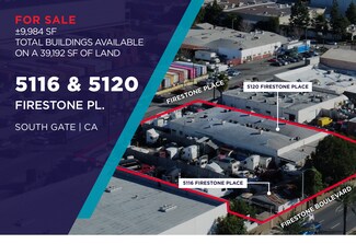 Plus de détails pour 5120 Firestone Pl, South Gate, CA - Industriel/Logistique à vendre